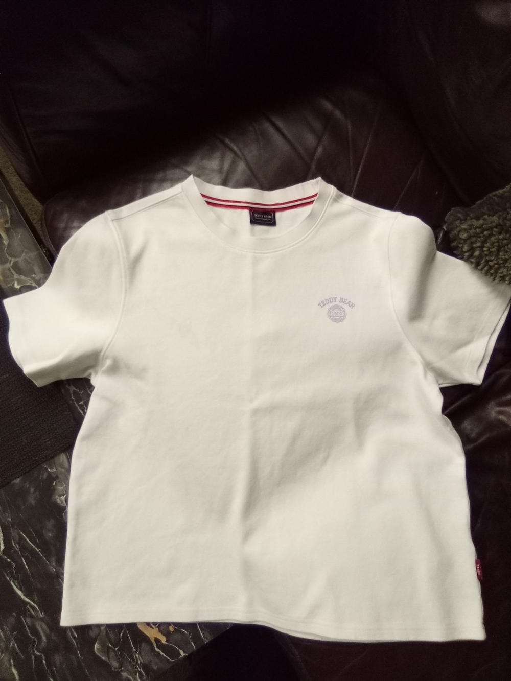 White Short Sleeve Crew Tee